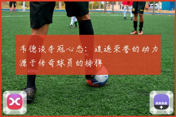 韦德谈夺冠心态：追逐荣誉的动力源于传奇球员的榜样