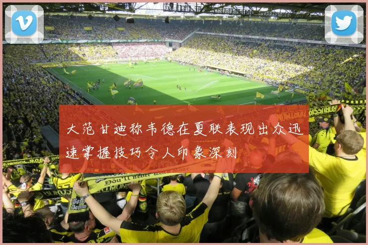 大范甘迪称韦德在夏联表现出众迅速掌握技巧令人印象深刻