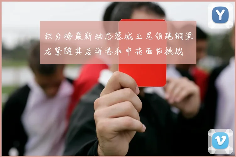 积分榜最新动态蓉城玉昆领跑铜梁龙紧随其后海港和申花面临挑战